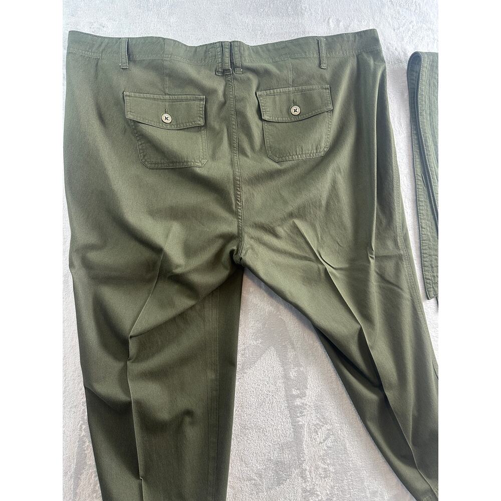 Torrid Green Tie-Front Mid-Rise Crop Skinny Pants - Size 24 - Picture 7 of 10